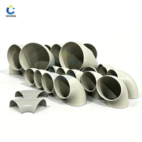 Conduit de ventilation rectangulaire en PP pour laboratoire, conduit d'air en PP anti-corrosion pour laboratoire, tuyau transparent en PVC rectangulaire