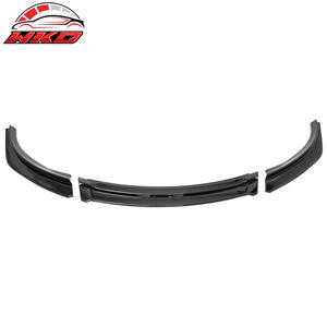 Pour Tesla Model 3 2017-2023, style IKON V4, 3 pièces, lèvre de pare-chocs avant, noir brillant, ABS, pièces automobiles de haute qualité, kit carrosserie - Product Image 4