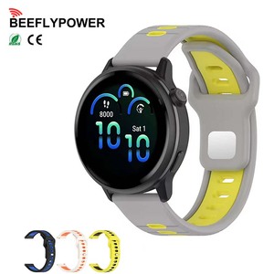 Correa de Silicona para Reloj de 20 mm y 22 mm, Precio de Fábrica BEEFLYPOWER, para <span class=keywords><strong>Garmin</strong></span> <span class=keywords><strong>Vivoactive</strong></span> 6 5 4, Brazalete Deportivo - Product Image 1