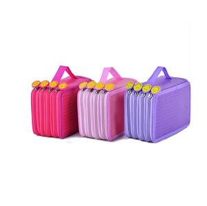 Customized 72-Hole Large Capacity Four-Layer Color <b>Pencil</b> Pouch Handheld Pen Bag for <b>Art</b> and Promotion - Product Image 1