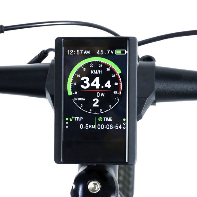 Color Display P850C Lcd Ebike Display Waterproof Ebike Parts for Bafang Mid Drive Conversion Kit Electric Bicycle Display