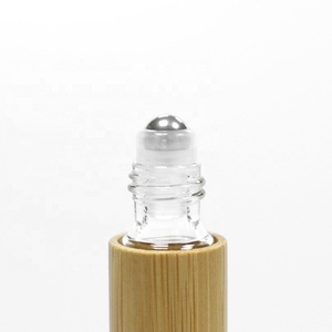 Sinh thái thân thiện <span class=keywords><strong>5ml</strong></span> 10ml chăm sóc cá nhân con lăn bóng Ống ThủY Tinh rỗng bơm lại Nature tre cuộn trên chai cho nước hoa - Product Image 3