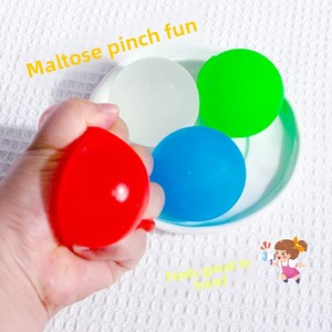 Pelota Antiestrés Transparente con Acabado Mate de Maltosa, Juguete de Descompresión de Rebote Lento MQ-01 Individual - Product Image 1