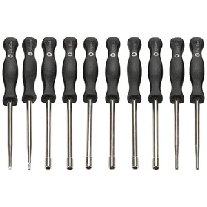Outil de réglage du <span class=keywords><strong>carburateur</strong></span> 10 pièces <span class=keywords><strong>Tournevis</strong></span> avec outil de nettoyage Sac de transport <span class=keywords><strong>pour</strong></span> moteur à 2 temps Tronçonneuse <span class=keywords><strong>Carburateur</strong></span> - Product Image 3