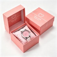 Kotak Paket Hadiah Grosir dengan Tutup Aksesoris Kotak Jam Tangan Kotak Hadiah Perhiasan Jam Tangan yang Dapat Disesuaikan