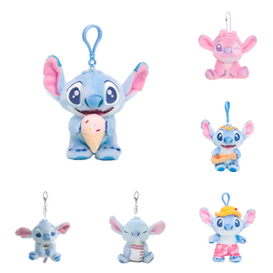 Peluche, Poupée, Porte-clés, Pendentif de <span class=keywords><strong>sac</strong></span>, <span class=keywords><strong>Stitch</strong></span>, Angel, Lilo et <span class=keywords><strong>Stitch</strong></span>, Cadeau d'anniversaire, Direct usine - Product Image 1