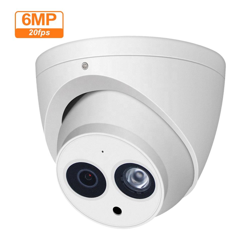 OEM 4631 English Russian Spanish Turret Dome 6MP POE Network CCTV Camera  IPC-HDW4631C-A Security Camera