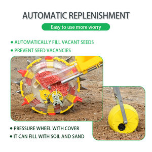 Semoir de maïs manuel <span class=keywords><strong>2</strong></span> en 1 pour semoir de maïs soja avec engrais mais machine agricole - Product Image 3