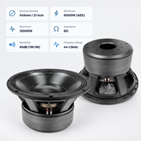 Subwoofer Speaker Pro Audio Custom 21 Inch 6000W RMS 8 Ohm 8 Inch Voice Coil Y35 Magnet Ferit Driver Sub Bass Panggung Pabrik