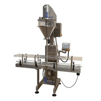 Remplisseuse de poudre électrique automatique Remplisseuse de tarière pilotée par PLC pour bouteilles en plastique Verre Métal Produit chimique à haute productivité