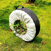 Housses de roues pour caravanes et camping-cars, imperméables en tissu Oxford, pour camions et véhicules tout-terrain, protection des pneus et des roues de secours contre la pluie