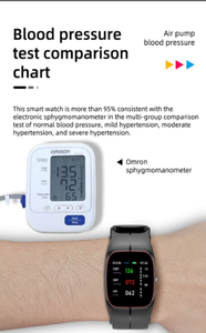 Reloj Inteligente de Grado Médico en Oferta, con Bomba de Aire, Bolsa de Aire, Monitor de Frecuencia Cardíaca, Presión Arterial, Temperatura Corporal y Oxígeno en Sangre - Product Image 3