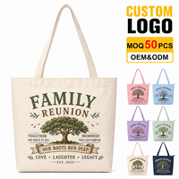 Sacs fourre-tout en toile de coton surdimensionnés avec logo personnalisé, réutilisables, durables, grands sacs de courses sportifs pour souvenirs