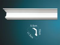 Plinthe apprêtée Polyuréthane Plinthe Moulure d'angle simple Plinthe Plinthe Porte Jambe Garniture Profil Ligne décorative