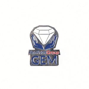 Al por mayor con MOQ bajo, máquina de fabricación para la producción de insignias de metal negro personalizadas con logotipo para el cabello y gafas, con pin de seguridad - Product Image 2