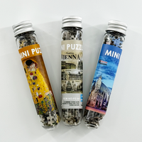 Mini casse-tête en tube de 150 pièces personnalisé en papier Jouets pour bébés et enfants Jeux jouets pour adultes Mini puzzle