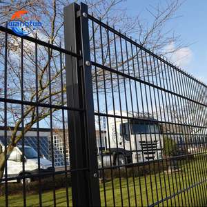 Clôture <span class=keywords><strong>2D</strong></span> enduite de poudre facile à assembler Clôture en treillis métallique à double tige 656 Panneaux et portes de clôture galvanisés à 868 mailles - Product Image 4