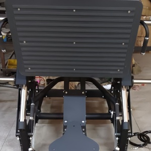 GLSfitness Máquina de prensa de piernas de 45 grados estilo <span class=keywords><strong>Panatta</strong></span>, de gran capacidad, con placas de acero ecológicas, para gimnasios comerciales, para fortalecimiento de espalda - Product Image 2