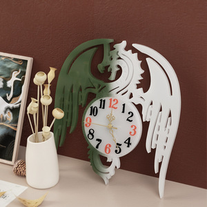 Timesrui DIY rồng đồng hồ thả keo khuôn tối giản Đồng hồ kỹ thuật số quay Mặt dây chuyền Silicone khuôn - Product Image 4