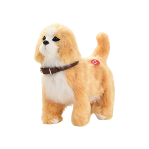 Peluche Electrónico de <span class=keywords><strong>Yorkshire</strong></span> Terrier de Pelo Largo con Lazo Rojo, Juguete con Sonido y Movimiento para Niñas, Regalo de Cumpleaños - Product Image 2