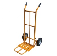 Carretilla de Mano Industrial Resistente de 6 Ruedas con Plataforma de Acero Plegable y Bloqueable para Subir Escaleras, Carro de Herramientas para Transporte