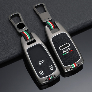 Nouvelle coque de protection pour clé de voiture en alliage de zinc pour <span class=keywords><strong>Audi</strong></span> A4 B9 A5 A6 8S 8W Q5 Q7 4M S4 S5 S7 TT TTS TFSI <span class=keywords><strong>RS</strong></span> Accessoires sans clé - Product Image 1