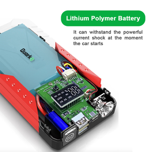 Портативное пусковое устройство 12В для автомобиля с цифровым дисплеем, двумя <span class=keywords><strong>USB</strong></span>-портами и функцией аварийного запуска при разряженном аккумуляторе - Product Image 5