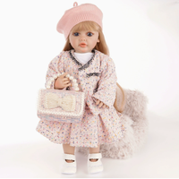 Muñeca Bebé Reborn Realista con Rostro Regordete, Cuerpo de Vinilo y Goma Suave, Muñeca de Juguete, Linda Muñeca de Simulación para Niños, Regalo de Colección