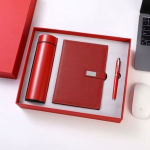 Juego de Cuadernos Premium A3 A4 A5 2025 con Cubierta de Cuero PU, Bolígrafo y Taza, Logotipo Personalizado, Regalo Empresarial - Product Image 3