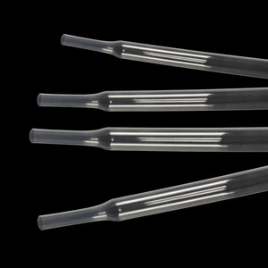 อุปกรณ์ทางการแพทย์ท่อหดความร้อน FEP 4mm ID x 8mm OD 3/16 ''ปลอกหุ้มฐานกรดยืดหยุ่นความคมชัดสูง - Product Image 1