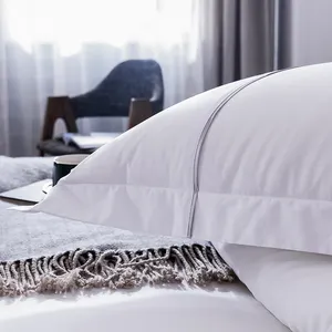 300TC Percale Bedding Set hotel bed sheets hotel 50%cotton 50% polyester luxury duvet cover queen
