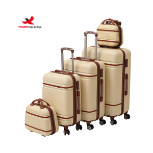 Gift Custom Factory Vintage <b>Suitcase</b> Multi-functional Custom Hard Shell ABS 5 Piece Luggage Sets - Product Image 1