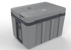 Réfrigérateur de 50 litres utilisé dans un véhicule, glacière extérieure disponible avec poignée et roues et voyants pour stocker les aliments NO.CBP-50L - Product Image 3