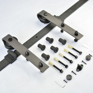 <span class=keywords><strong>Porte</strong></span> de <span class=keywords><strong>grange</strong></span> <span class=keywords><strong>coulissante</strong></span> en bois avec kit de quincaillerie <span class=keywords><strong>Porte</strong></span> <span class=keywords><strong>coulissante</strong></span> de style moderne <span class=keywords><strong>Porte</strong></span> de <span class=keywords><strong>grange</strong></span> en bois imperméable - Product Image 6
