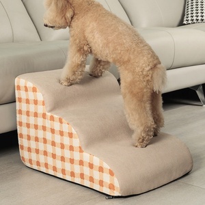Modern Rounded <strong>Corner</strong> Pet Staircase &amp; <strong>Bed</strong> Ramp for Elderly <strong>Dogs</strong> Easy-to-Clean Detachable Anti-Slip Collapsible <strong>Dog</strong> Staircase - Product Image 4
