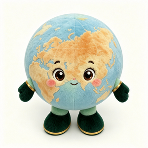 Peluche de la Tierra personalizado, Globo terráqueo de peluche, Peluche del planeta Tierra, Peluche de la Tierra - Product Image 6
