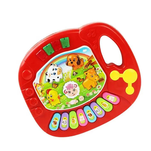 Piano musical électronique éducatif pour enfants, jouet pour l'éveil musical et le développement, avec des animaux de la ferme en dessin animé - Product Image 3