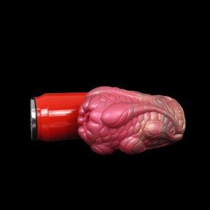 Masturbador Masculino 2025 Inspirado en Plantas, Diseño de Criatura Texturizada de Silicona Rosa, Juguete Sexual para Hombres, Venta al Por Mayor OEM - Product Image 4