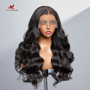 HQ Mixed Proc Discount 13x4 Body Wave <b>HD</b> <b>Lace</b> Front Human Hair <b>Wigs</b> Brazilian Human Hair <b>HD</b> Transparent <b>Lace</b> Frontal <b>Wigs</b> - Product Image 1