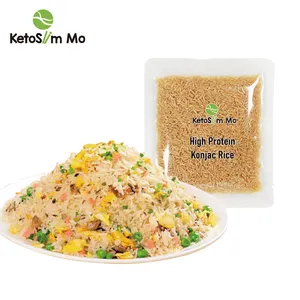 Ketoslim Mo Vegan Uncook Brewed 10 Mins Tazón de cocina Dry Konjac Arroz frito instantáneo