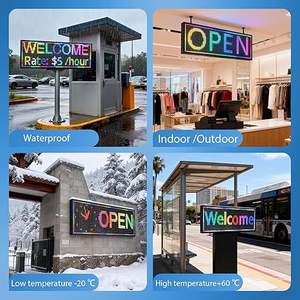 لوحة إعلانات LED ملونة قابلة للبرمجة للبيع الساخن، شاشة عرض داخلية للرسائل المتحركة - Product Image 6