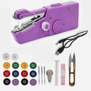 Portable Mini Electric Hand <b>Sewing</b> Machine for Quick Repair and DIY Clothes Needlework for Home Use - Product Image 4