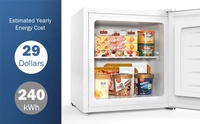 Bd-40-congelador portátil pequeño para el hogar, nuevo producto, puerta única, blanco