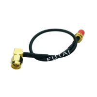 Cable Coaxial RF RG174 de Alta Calidad, Conector SMA Macho a SMA Hembra, Jumper de Baja Pérdida de 50 Ohmios para Módem Inalámbrico y Sistema CCTV