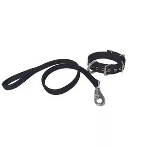Fabrika toptan kalın naylon köpek tasması ve kemer seti taktik köpek yaka ve kemer seti - Product Image 2
