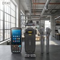 Escáner de Código de Barras Portátil Resistente DT40S Enterprise con Escaneo 1D/2D, GPS, MicroSD de 128 GB, Cámara de 13 MP, Doble SIM, IP67, Android 9