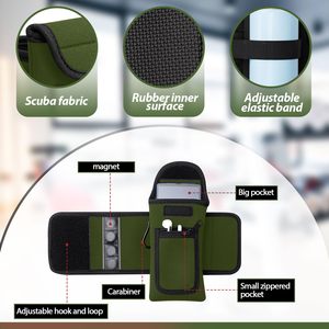 Sac de sport magnétique, pochette magnétique pour bouteille d'eau, porte-bouteille d'eau, accessoires de sport, pochette pour bouteille d'eau avec poche pour clés - Product Image 3