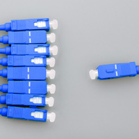 Precio de fábrica MINI PLC tipo divisor de fibra óptica 1:8 Mini tubo de acero 1x8 vías SC UPC PC conector equipo óptimo