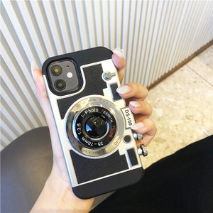 Emily in Paris 3D Retro Camera Case para iPhone 14 ProMax 13 12 11 Pro Max X XR XS Max 7 8 Plus Lanyard Camera Funda a prueba de golpes I - Product Image 5