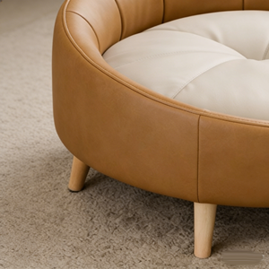 Nouveau Nid pour Animaux de Compagnie Direct Usine – Canapé Intérieur en Cuir Imperméable et Respirant pour Chiens et Chats de Petite et Moyenne Taille, Chaud et Amovible, Idéal pour l'Été - Product Image 6